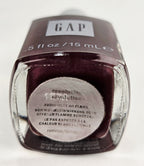 Vintage GAP Nail Polish Revolution Full Bottle Rare Burgundy Plum Shimmer 1E7A