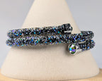 Swarovski Crystaldust Paradise Shine Wrap Bracelet Retired Aurora Crystal Collector Jewelry