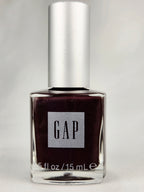 Vintage GAP Nail Polish Revolution Full Bottle Rare Burgundy Plum Shimmer 1E7A