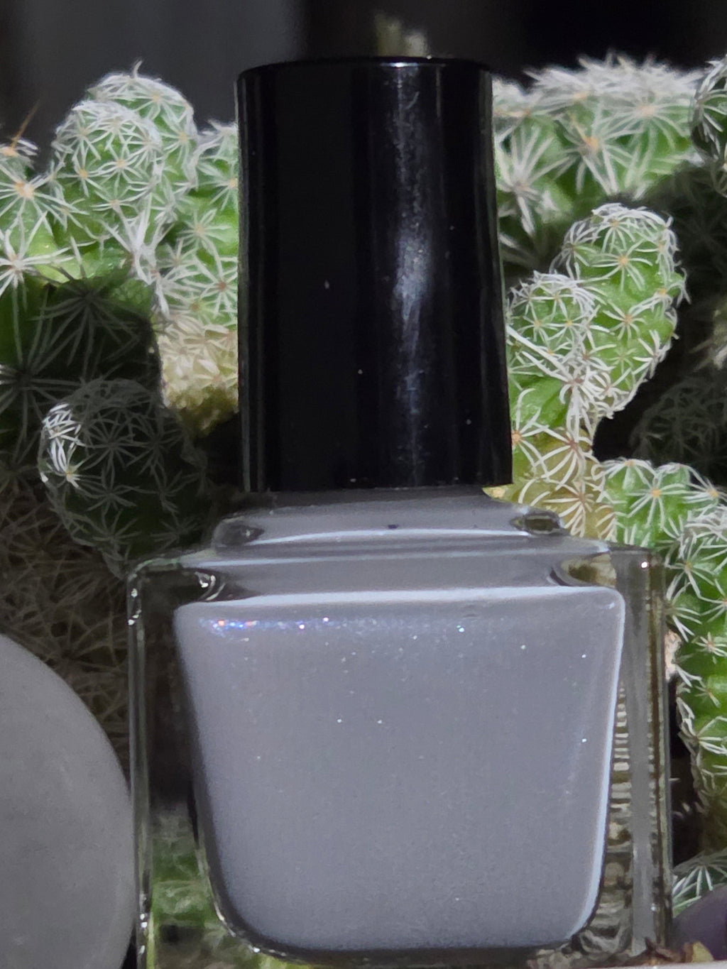 Mystic Foglight - Gray Nail Polish with Multicolor Shimmer | Liquid Krystal Co. Handmade Indie Lacquer