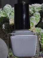 Mystic Foglight - Gray Nail Polish with Multicolor Shimmer | Liquid Krystal Co. Handmade Indie Lacquer