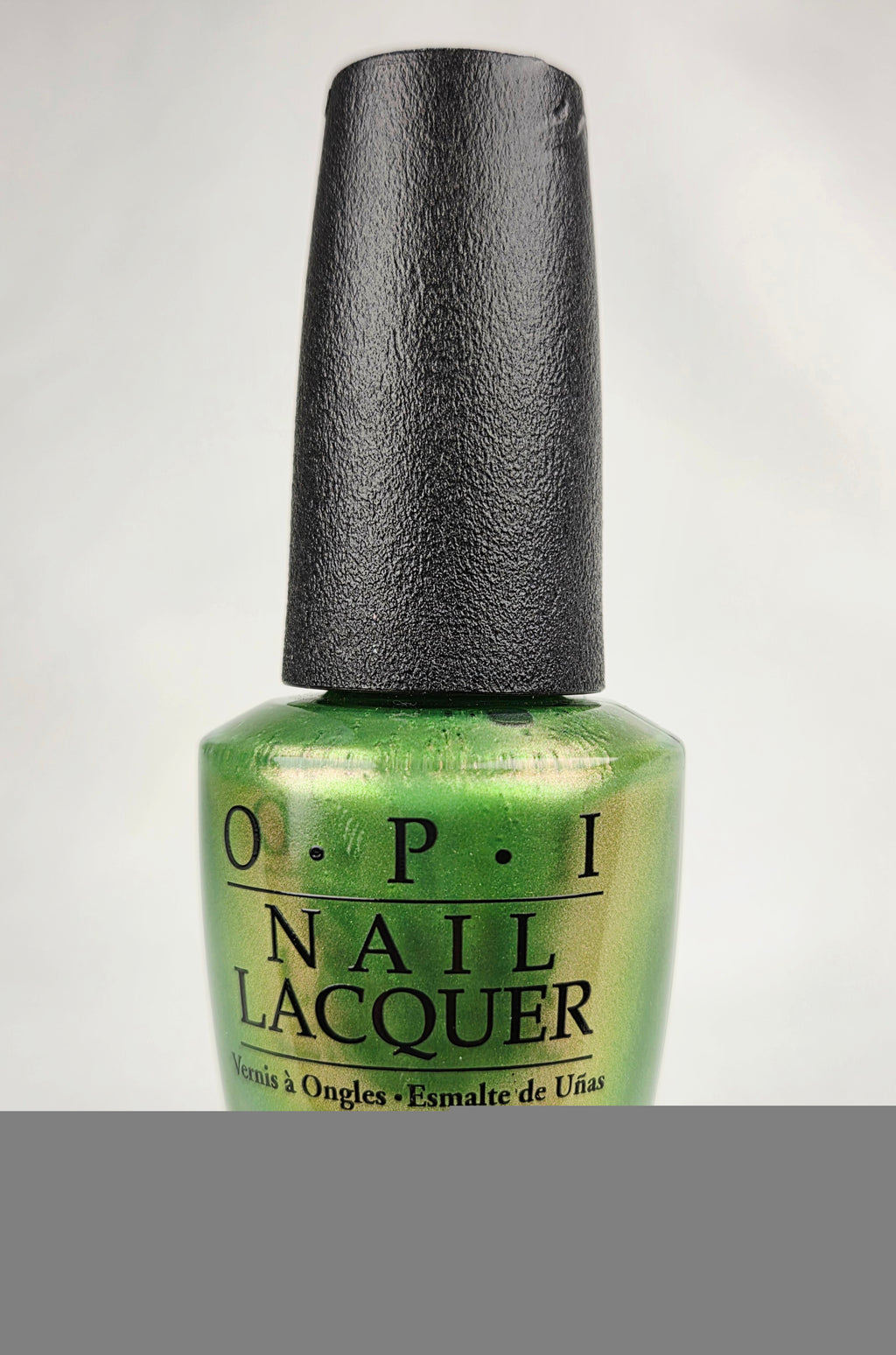 OPI My Gecko Does Tricks Nail Lacquer NL H66 | Green Pearl Shimmer Nail Polish | Discontinued Collectible | 15 mL