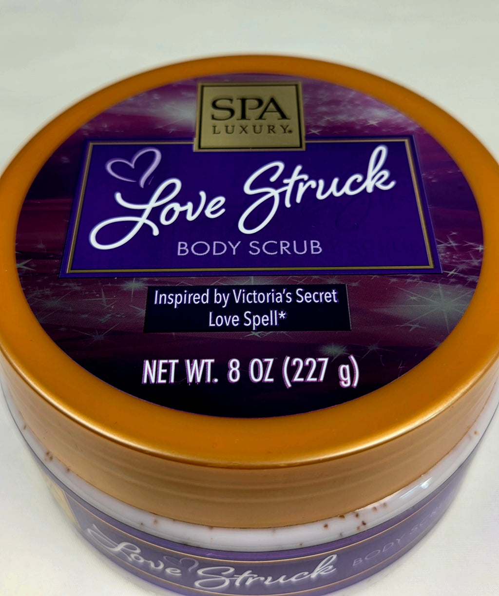 Spa Luxury Love Struck Body Scrub 8 oz – Love Spell Inspired Exfoliating Body Scrub