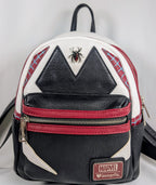 Marvel Loungefly Spider-Gwen Ghost Spider Mini Backpack Red White Black Spider Web Marvel Loungefly Bag