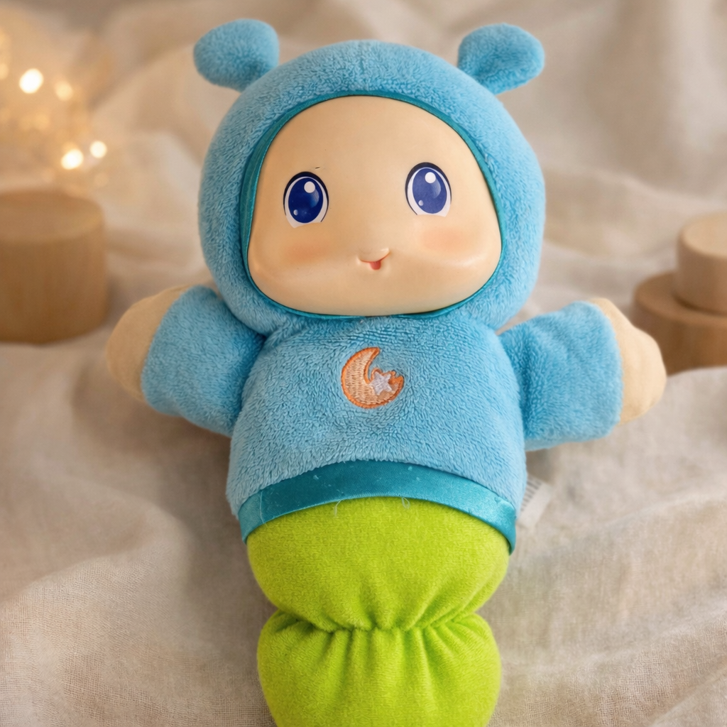 Hasbro Playskool Gloworm Plush Toy – 2011 Classic Style Snuggle Companion