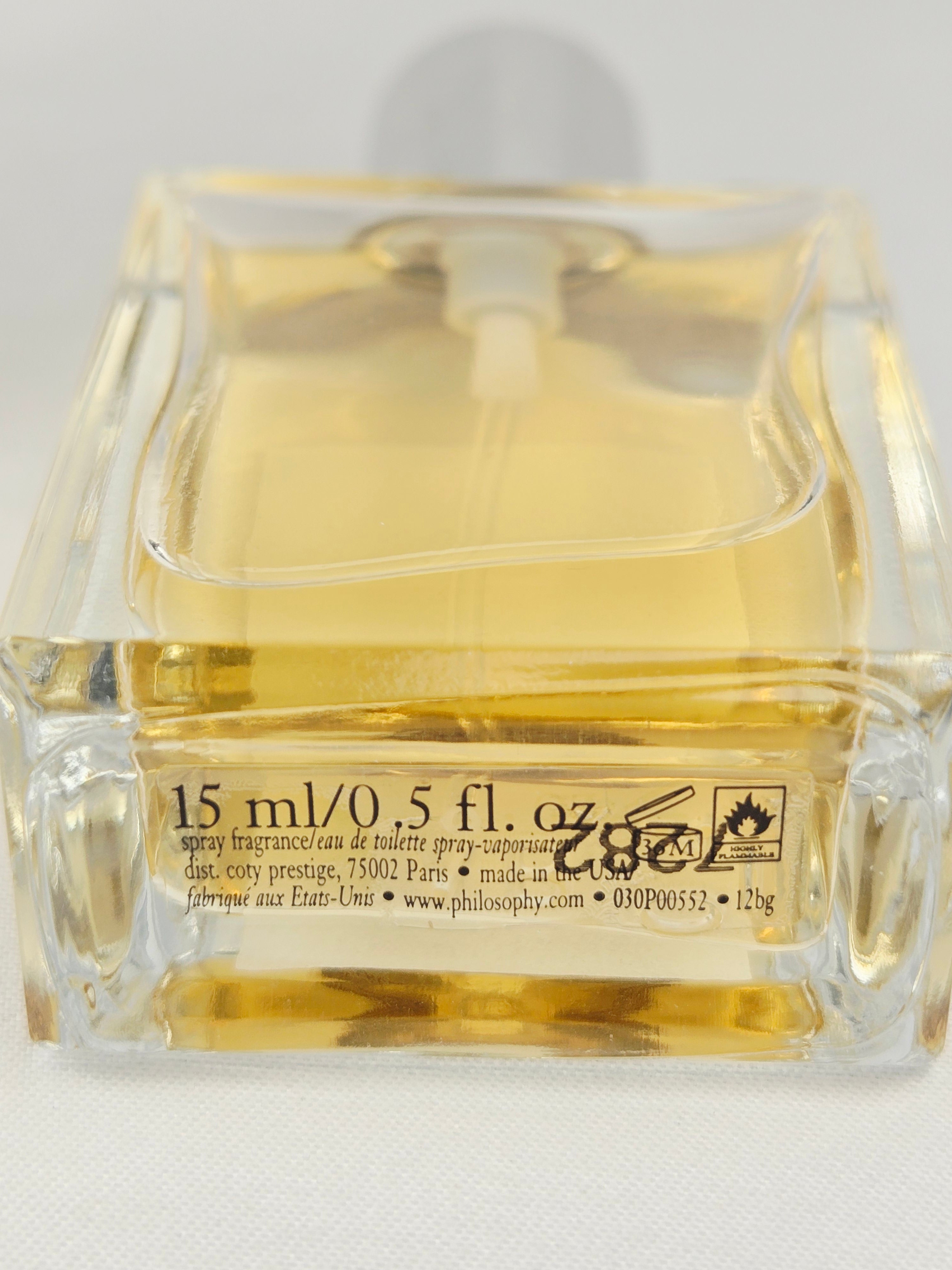 Philosophy Fresh Cream Eau de Toilette Spray 15 ml / 0.5 oz – Warm Vanilla Cream Fragrance