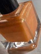 Xiāntáo Elixir | Golden Honey Peach Shimmer Nail Polish | Liquid Krystal Co. Handmade Indie Lacquer