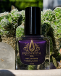 Violet Phantogenesis - Black Crelly Dark Purple Violet Shimmer Nail Polish Handmade Indie Lacquer | Liquid Krystal Co.