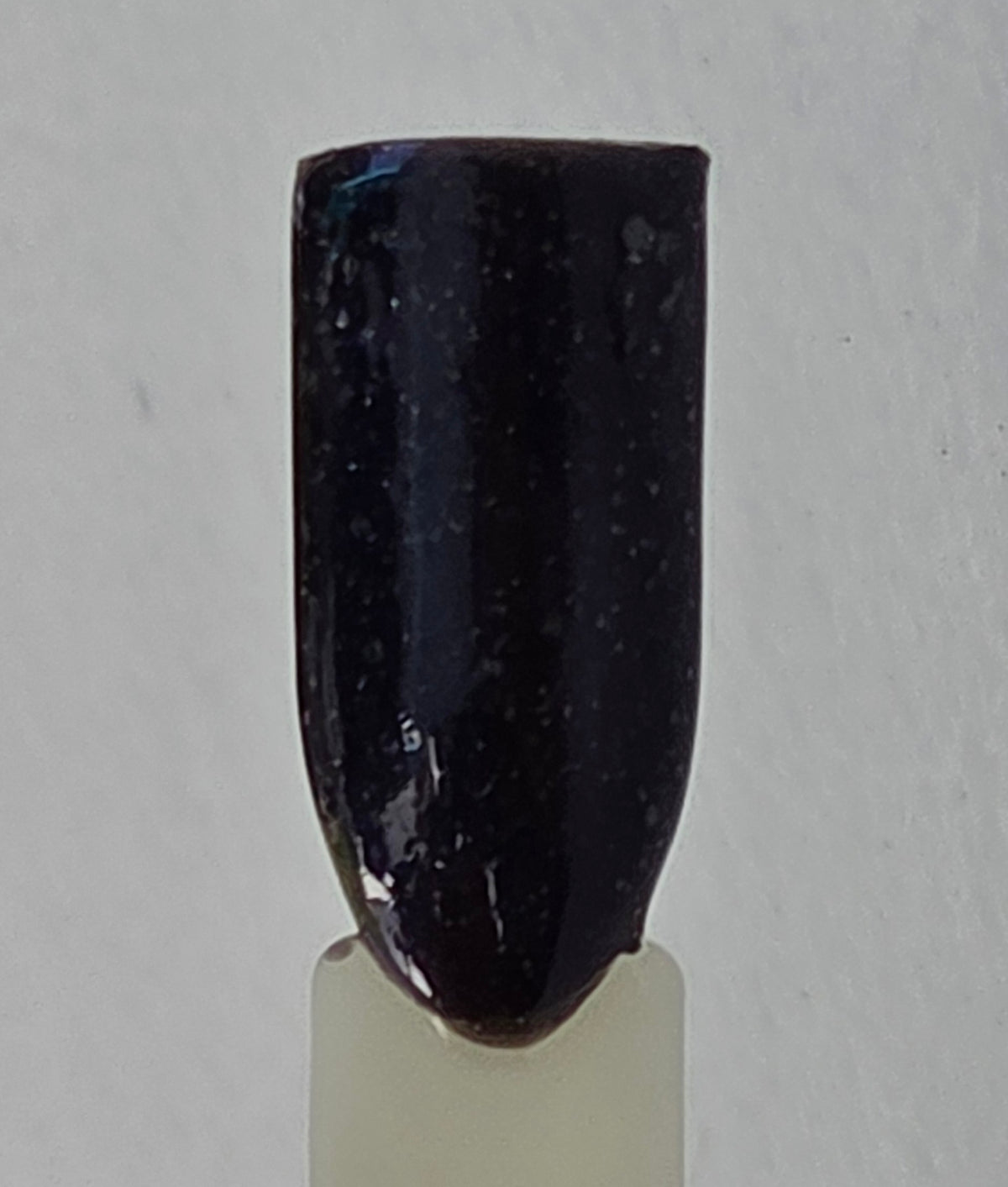 Galactic Abyss- Deep Black Purple Jelly Holographic Shimmer Nail Lacquer with Blue Violet Sheen | Liquid Krystal Co Handmade Indie Nail Polish