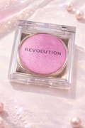Revolution Beauty London- Lick of Lilac Baked Blush soft radiant light purple lilac highlighter blush
