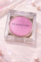 Revolution Beauty London- Lick of Lilac Baked Blush soft radiant light purple lilac highlighter blush