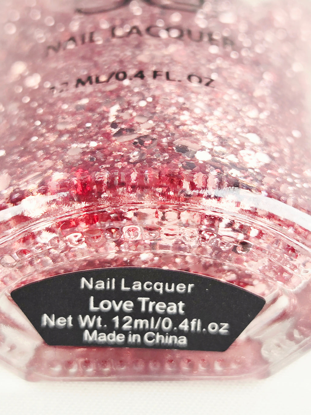 JLB Cosmetics “Love Treat” Nail Lacquer 12 mL / 0.4 fl oz – Multi-Glitter Sparkle Finish
