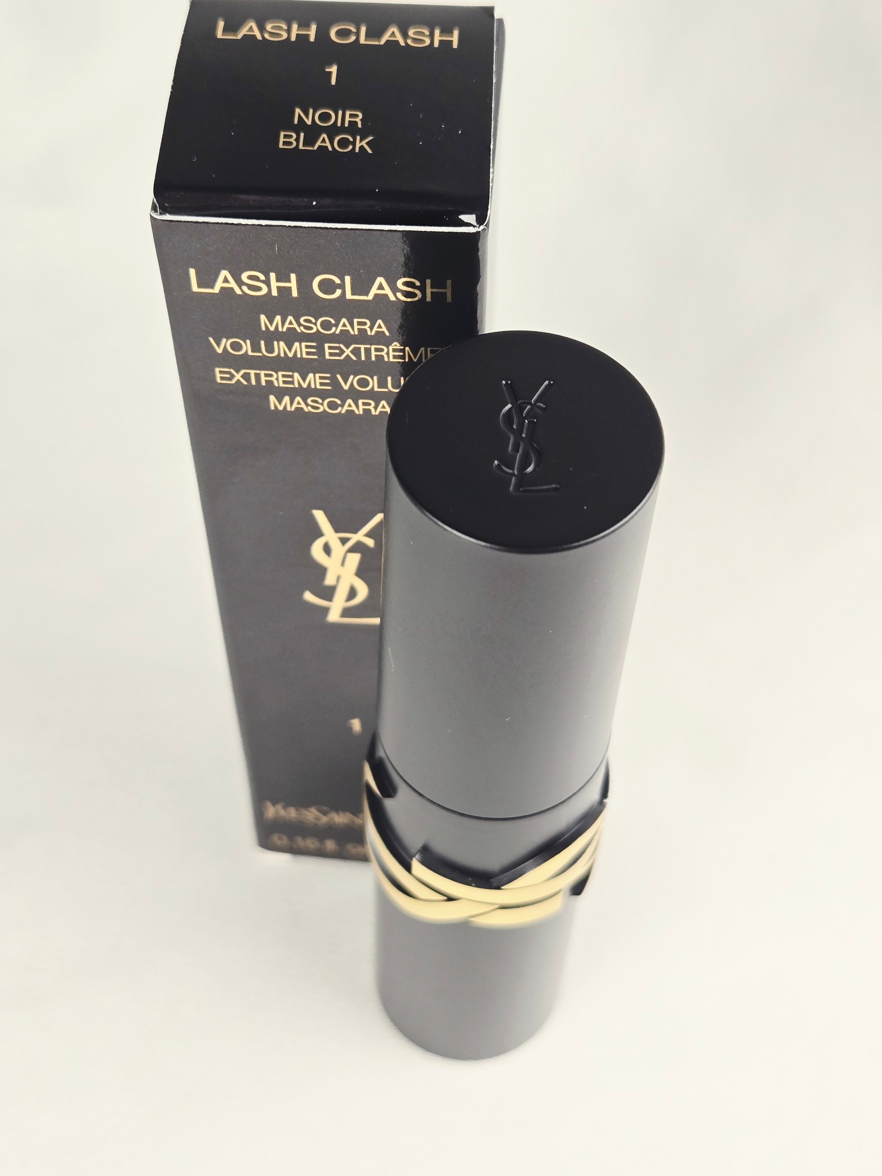 Yves Saint Laurent Lash Clash Mascara Noir Black 1 Extreme Volume 0.16 oz / 5 ml