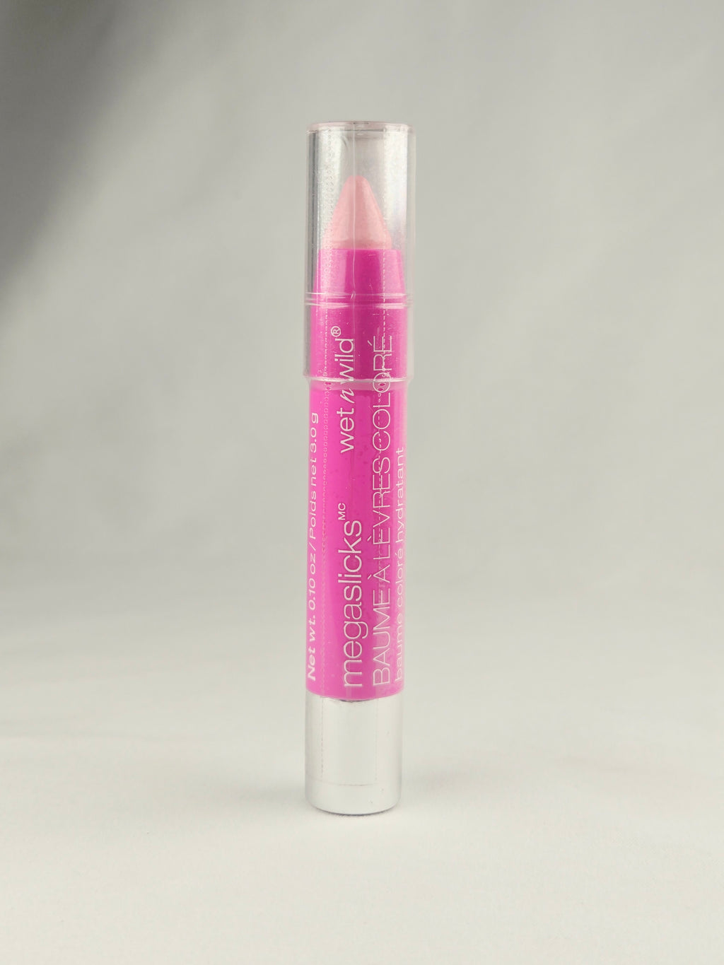 Wet n Wild MegaSlicks Balm Stain Lip Color – Shade 127 “A Stiff Pink” (Hydrating Color Balm, 0.10 oz / 3.0g)