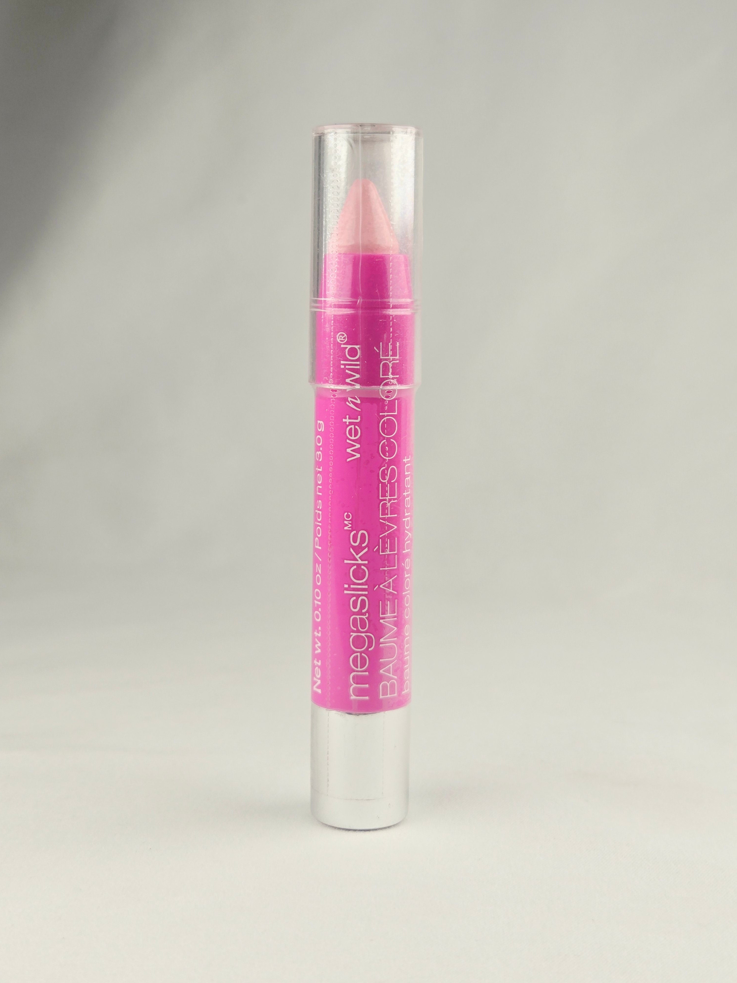 Wet n Wild MegaSlicks Balm Stain Lip Color – Shade 127 “A Stiff Pink” (Hydrating Color Balm, 0.10 oz / 3.0g)