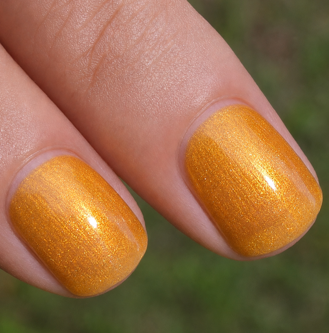 Liquescent Divinity - Sheer Antique Gold Shimmer Nail Polish - Liquid Krystal Co.  Handmade Indie Lacquer