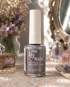 Love My Nails True Lilac #1552 Nail Polish 14.8mL Vintage Gray Lilac Shimmer Collectible