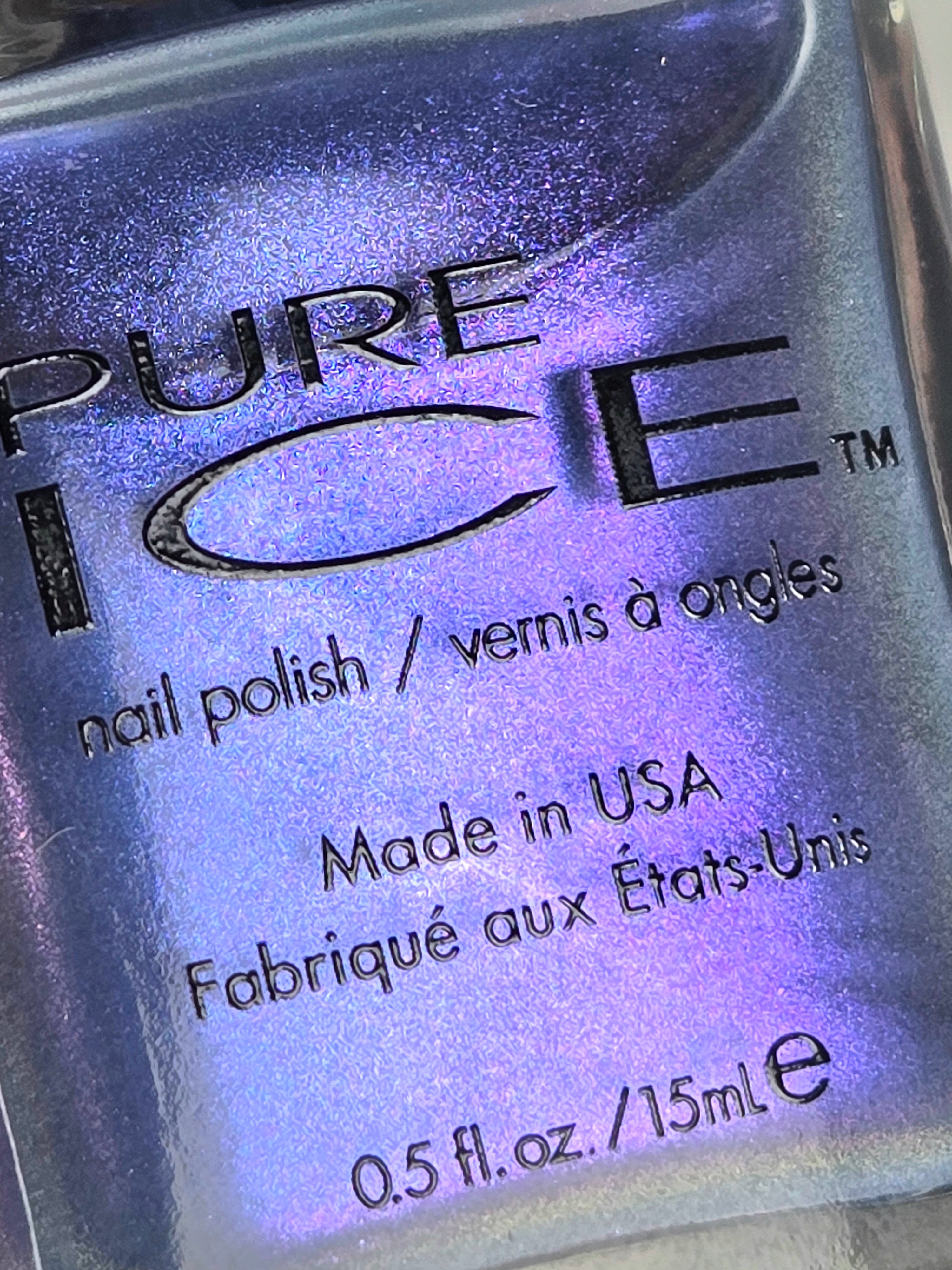 Pure Ice Nail Polish “Good Witch” Limited Edition Iridescent Purple Blue Duochrome Shimmer
