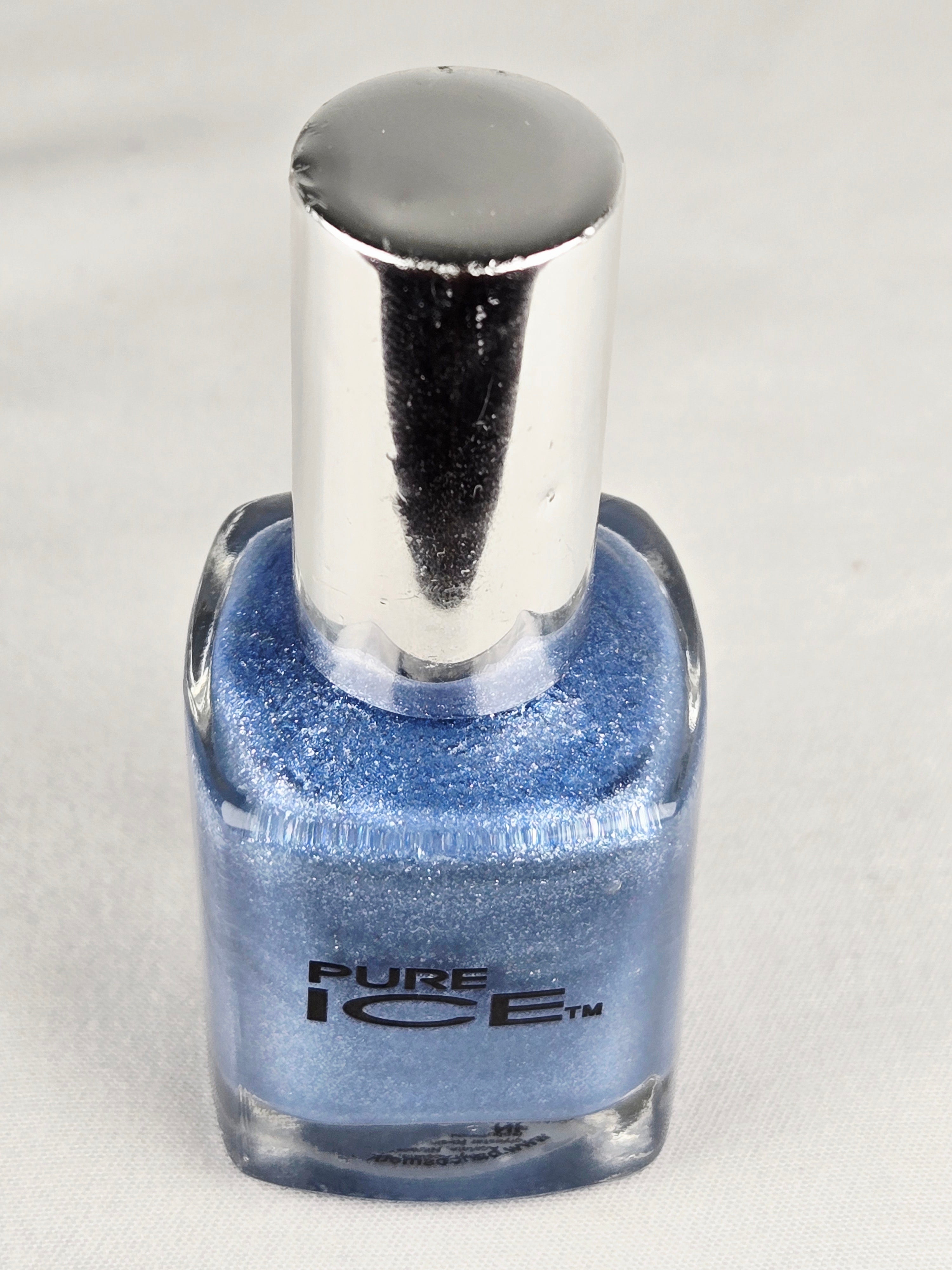 Pure Ice “In The Mood” Shimmer Nail Polish — Icy Blue Pearl Y2K