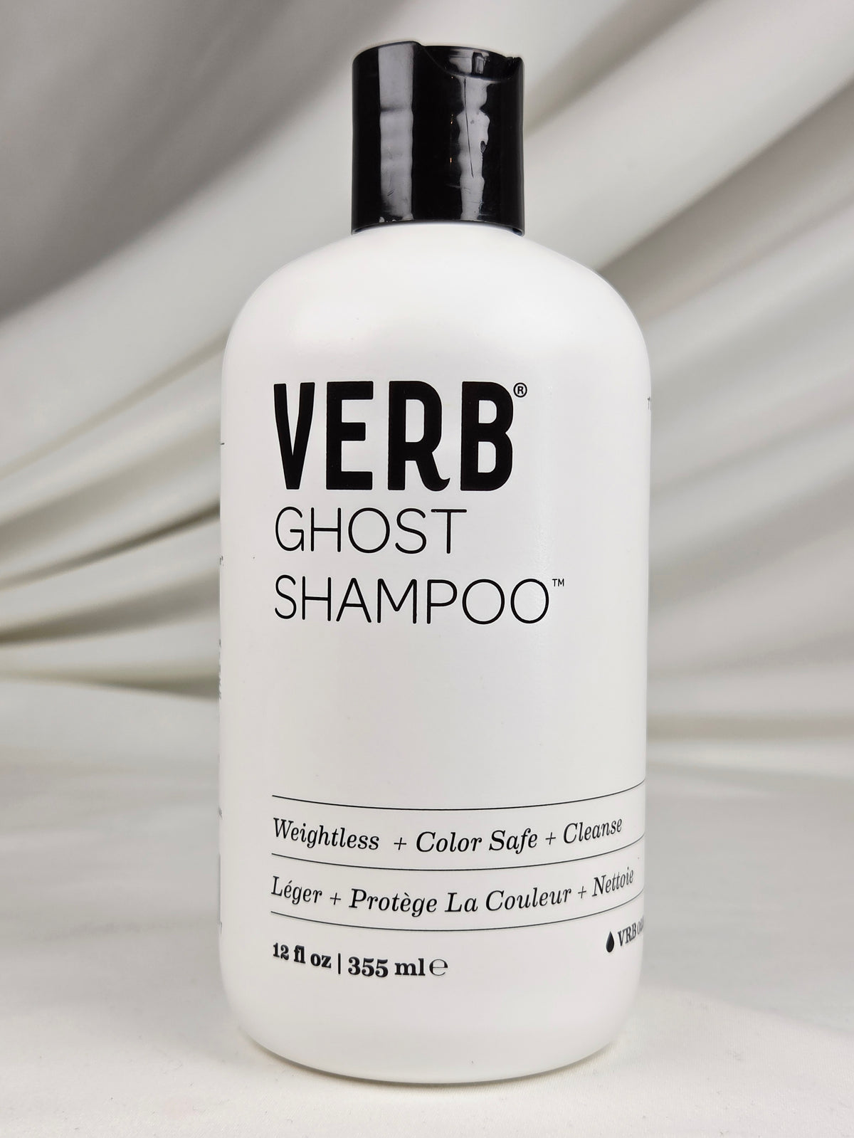 VERB Ghost Shampoo 12 oz 355 mL Weightless Color Safe Cleanser for Fine Hair