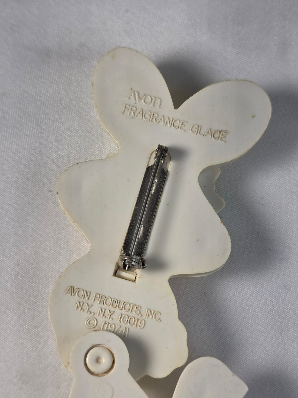 Vintage Avon Fragrance Glacé Novelty Compacts Set of 3 Skunk Bunny Bear 1970s