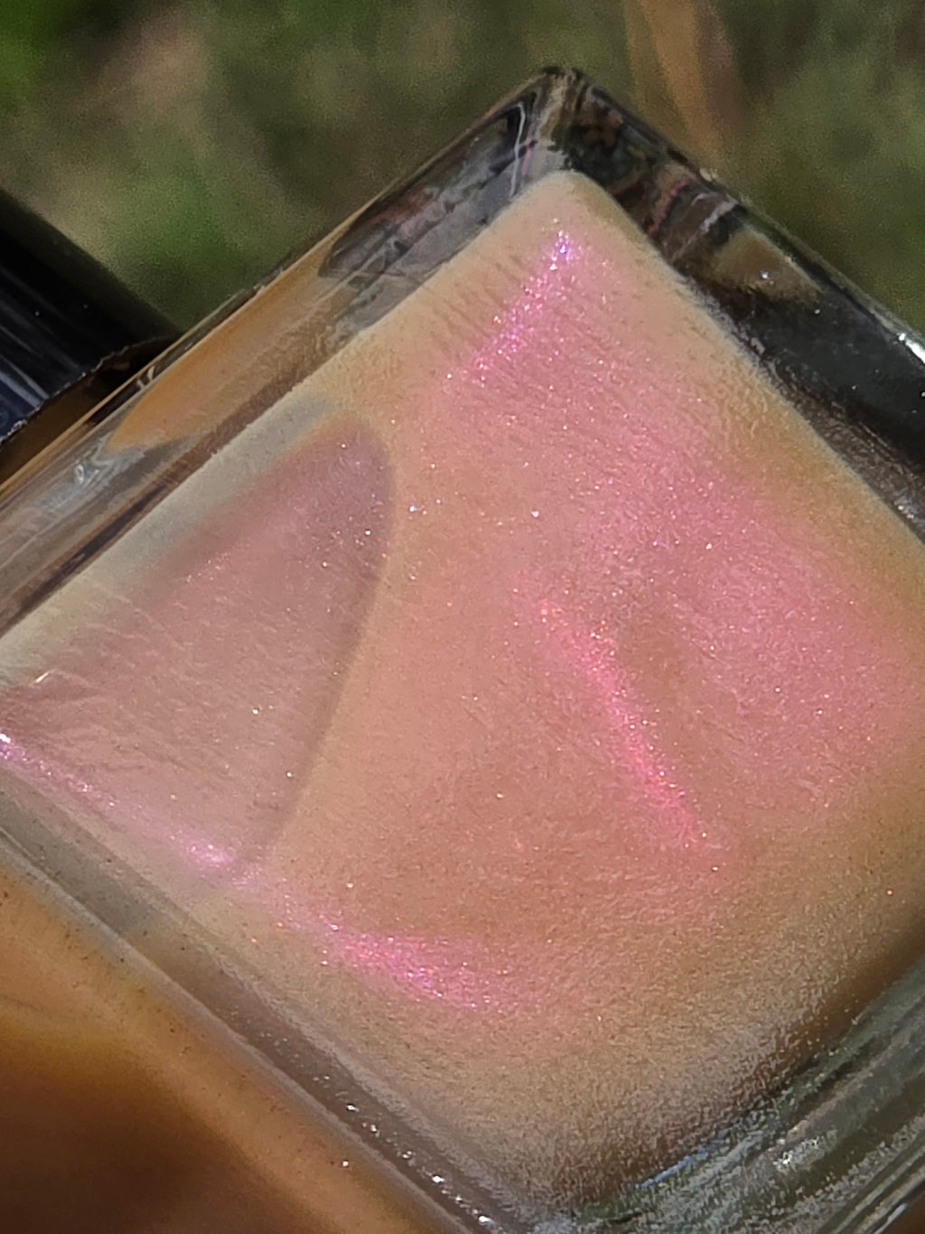 Arachide Jellification - Purple Red Shimmer Peanut Butter Tan Nail Polish | Liquid Krystal Co Handmade Indie Lacquer