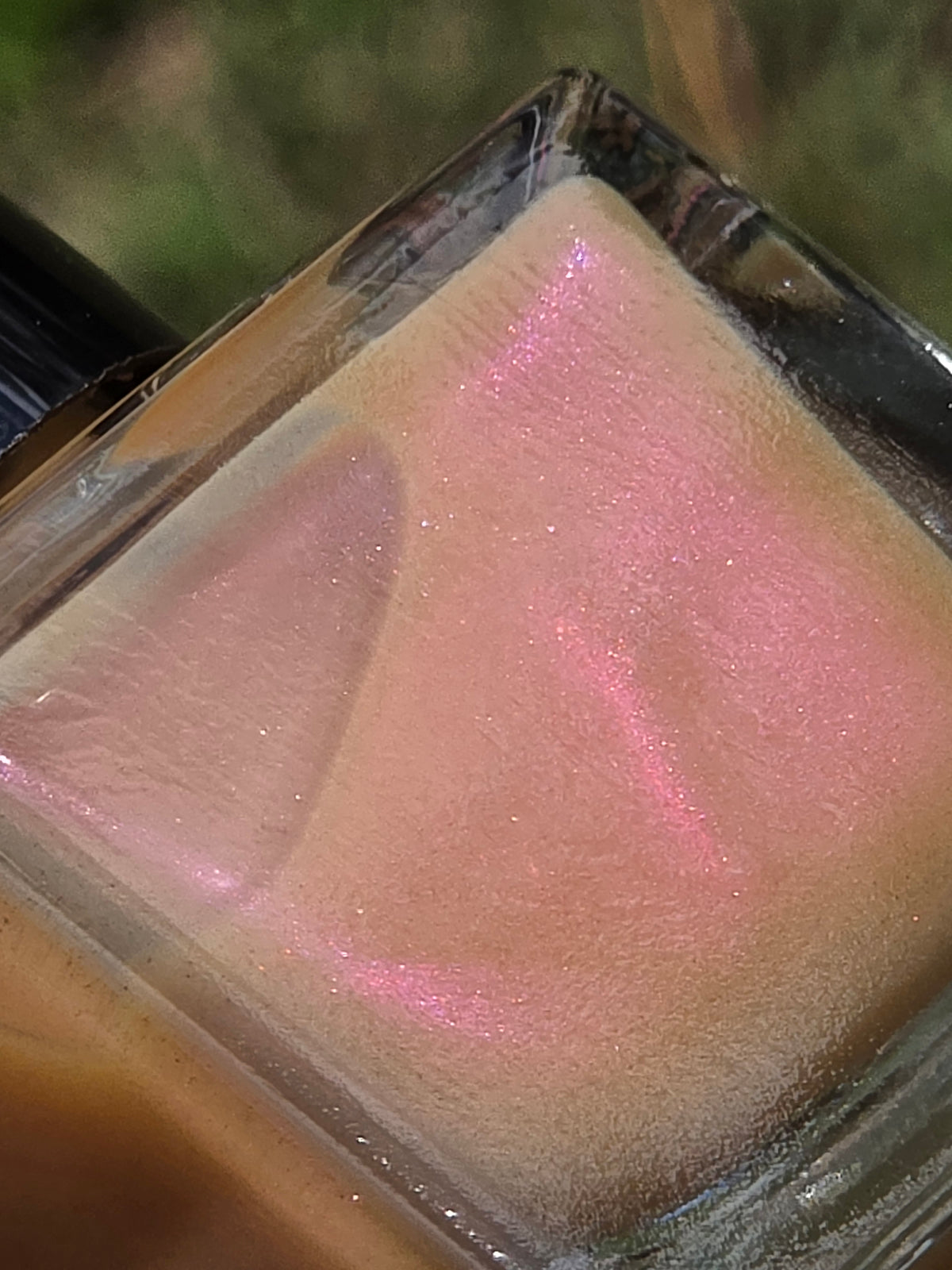 Arachide Jellification - Purple Red Shimmer Peanut Butter Tan Nail Polish | Liquid Krystal Co Handmade Indie Lacquer