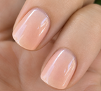 Asrai's Dayssolve - Peach Nude Golden Shimmer Nail Polish | Handmade Indie Lacquer | Liquid Krystal Co.