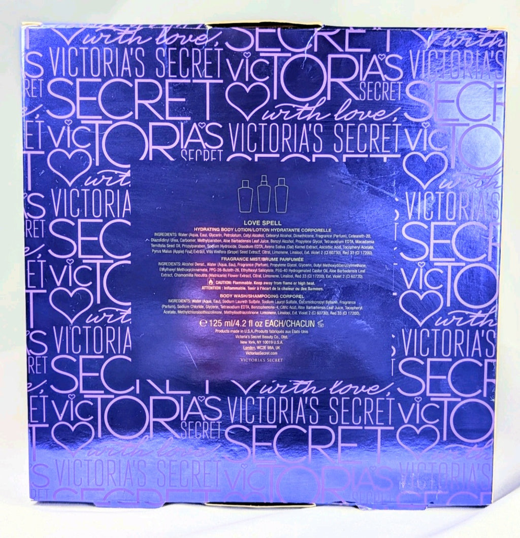 Victoria’s Secret Love Spell Gift Set & Body Butter Cherry Blossom Peach Discontinued Y2K