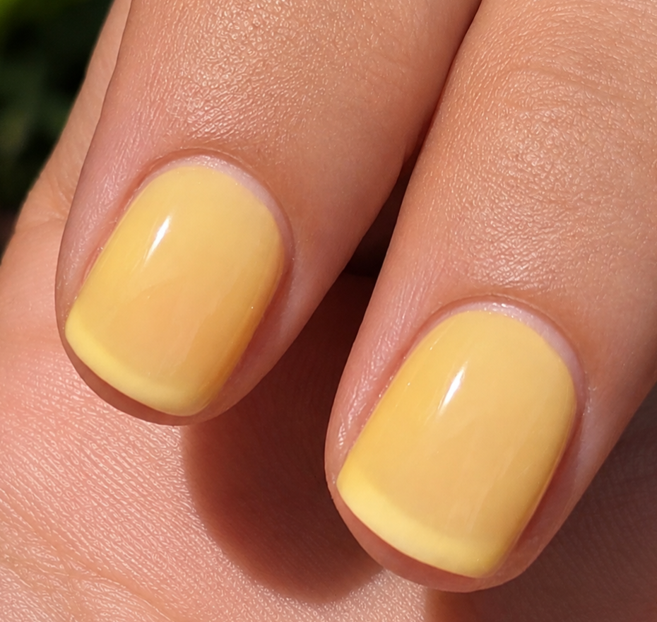 Beurre Fondu - Sheer Creamy Butter Yellow Crelly Nail Polish | Liquid Krystal Co Handmade Indie Lacquer