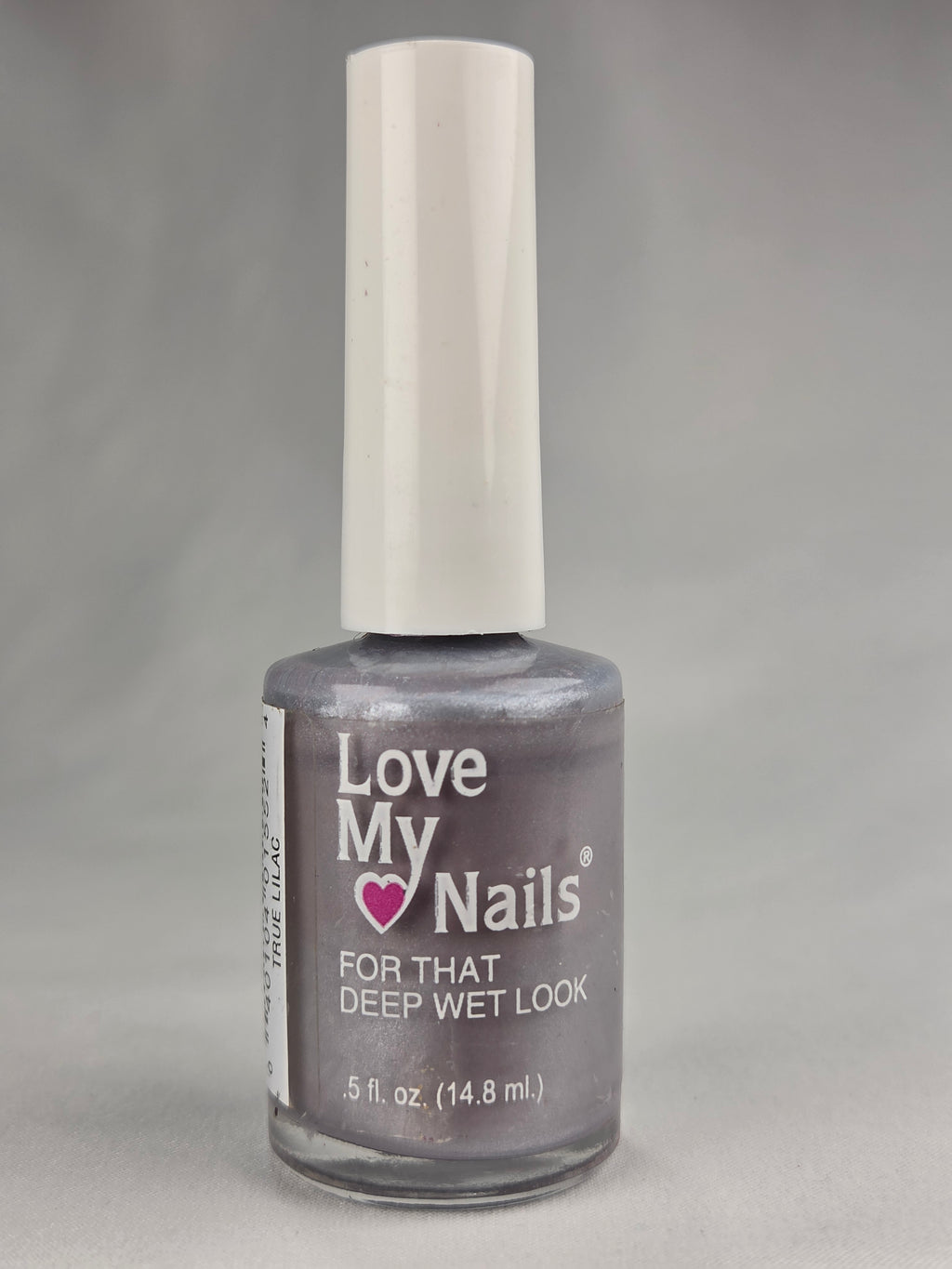 Love My Nails True Lilac #1552 Nail Polish 14.8mL Vintage Gray Lilac Shimmer Collectible