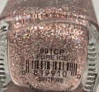 Pure Ice Spitfire 991CP Glitter Nail Polish | Rose Gold Holographic Sparkle | Discontinued Shade