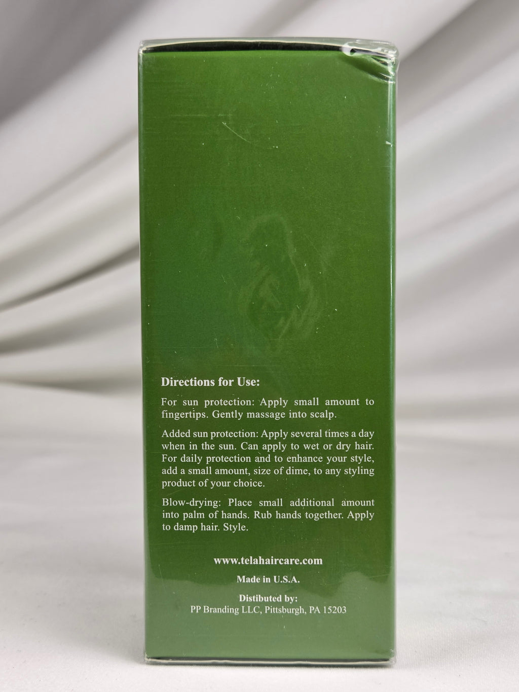 Tela Beauty Organics Guardian SPF 18 Hair & Scalp Sun Protection 1.6 oz 50 mL New Sealed Discontinued