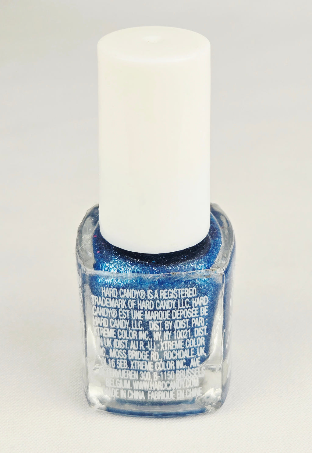 Hard Candy Just Nails Blue Glitter Nail Polish Mini – Vintage Y2K Sapphire Shimmer
