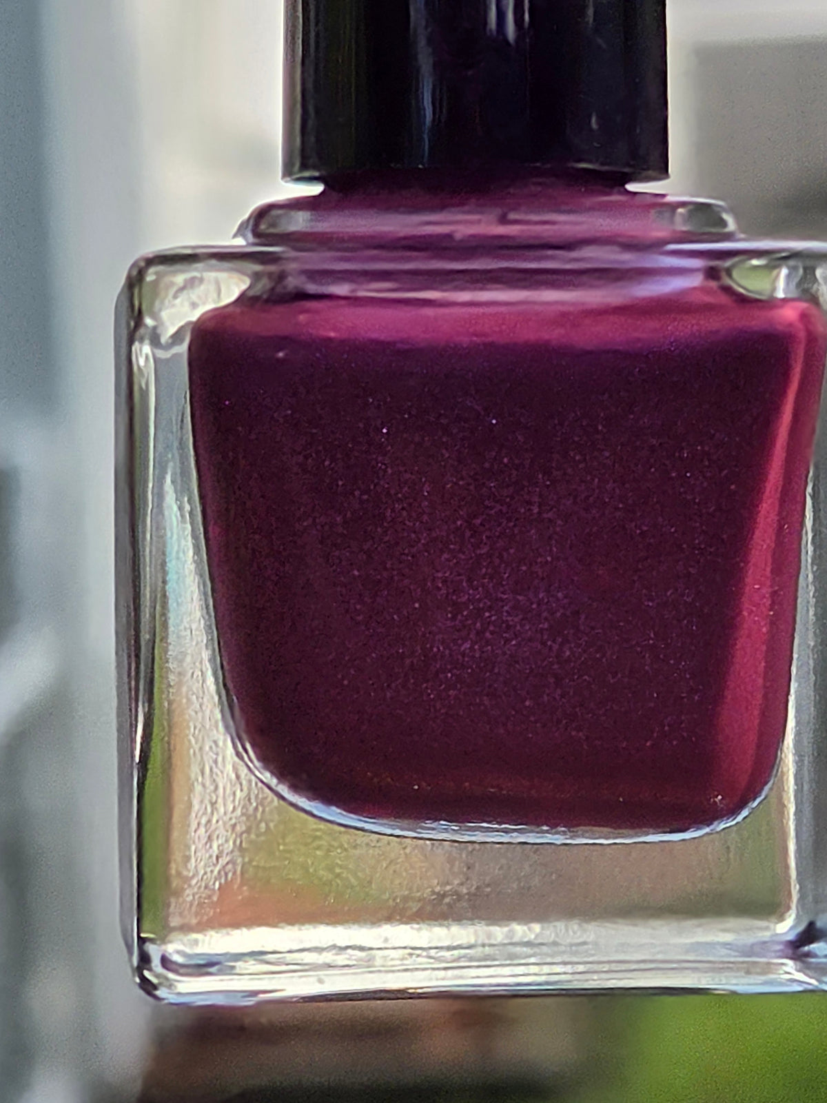 Ovid’s Mulberry – Handmade Indie Nail Lacquer | Deep Mulberry Purple with Electric Violet Shimmer | Liquid Krystal Co.