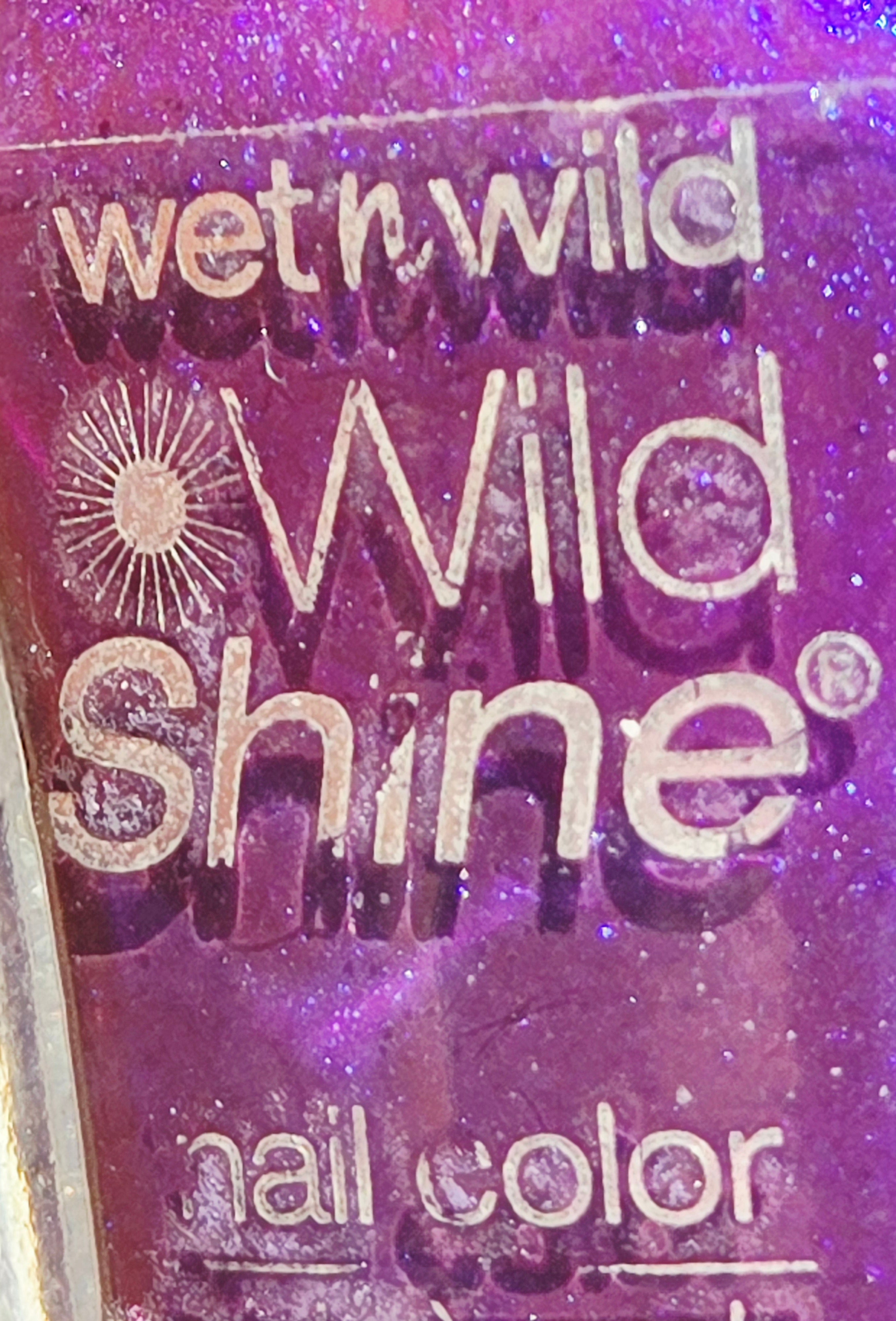 Wet n Wild Wild Shine Nail Polish 417F Eggplant Frost Purple Shimmer Vintage Nail Color