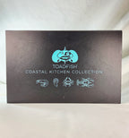 Toadfish Coastal Kitchen Collection 3 Piece Seafood Tool Set Oyster Knife Crab Cutter Shrimp Cleaner