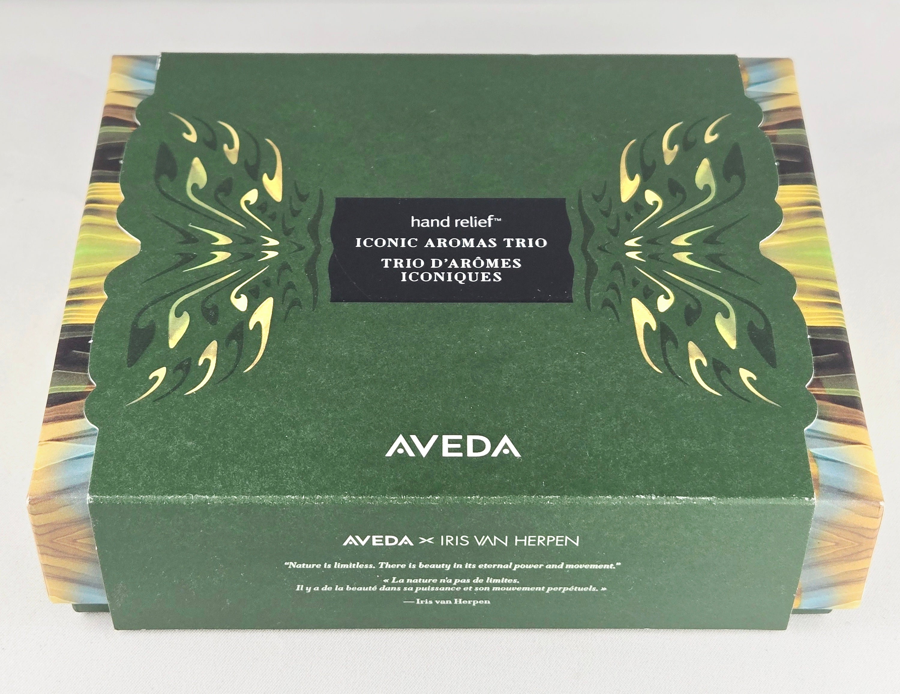 Aveda Hand Relief Iconic Aromas Trio Gift Set New | 3 Moisturizing Hand Creams Rosemary Mint Shampure Cherry Almond 40ml Each