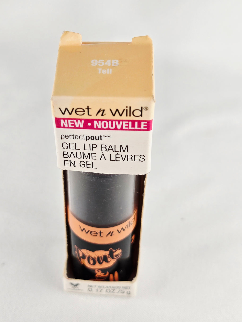 Wet n Wild Perfectpout Gel Lip Balm – “Tell” Shade (0.17 oz / 5g)– New in Box