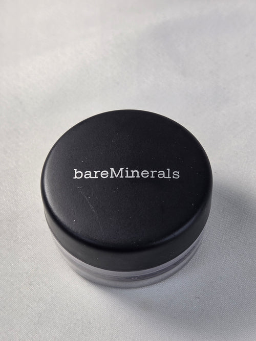 BareMinerals Eyecolor Loose Powder Eyeshadow - Vanity Collectible - “Black Ice” – Cool Tone Satin Grey Pigment (0.02 oz)