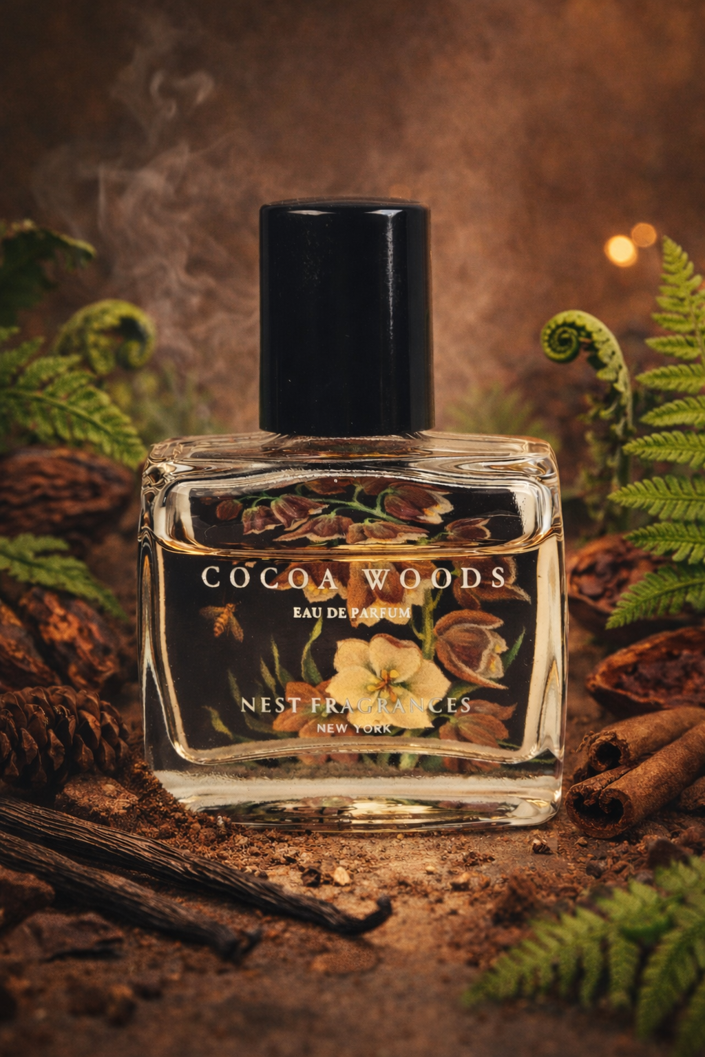 Nest Cocoa Woods Eau de Parfum Mini Travel Size – Woody Cocoa Sandalwood Floral Perfume