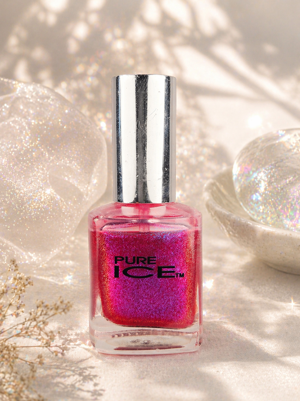 Pure Ice Nail Polish “Rio” Pink Purple Duochrome Shimmer Nail Lacquer