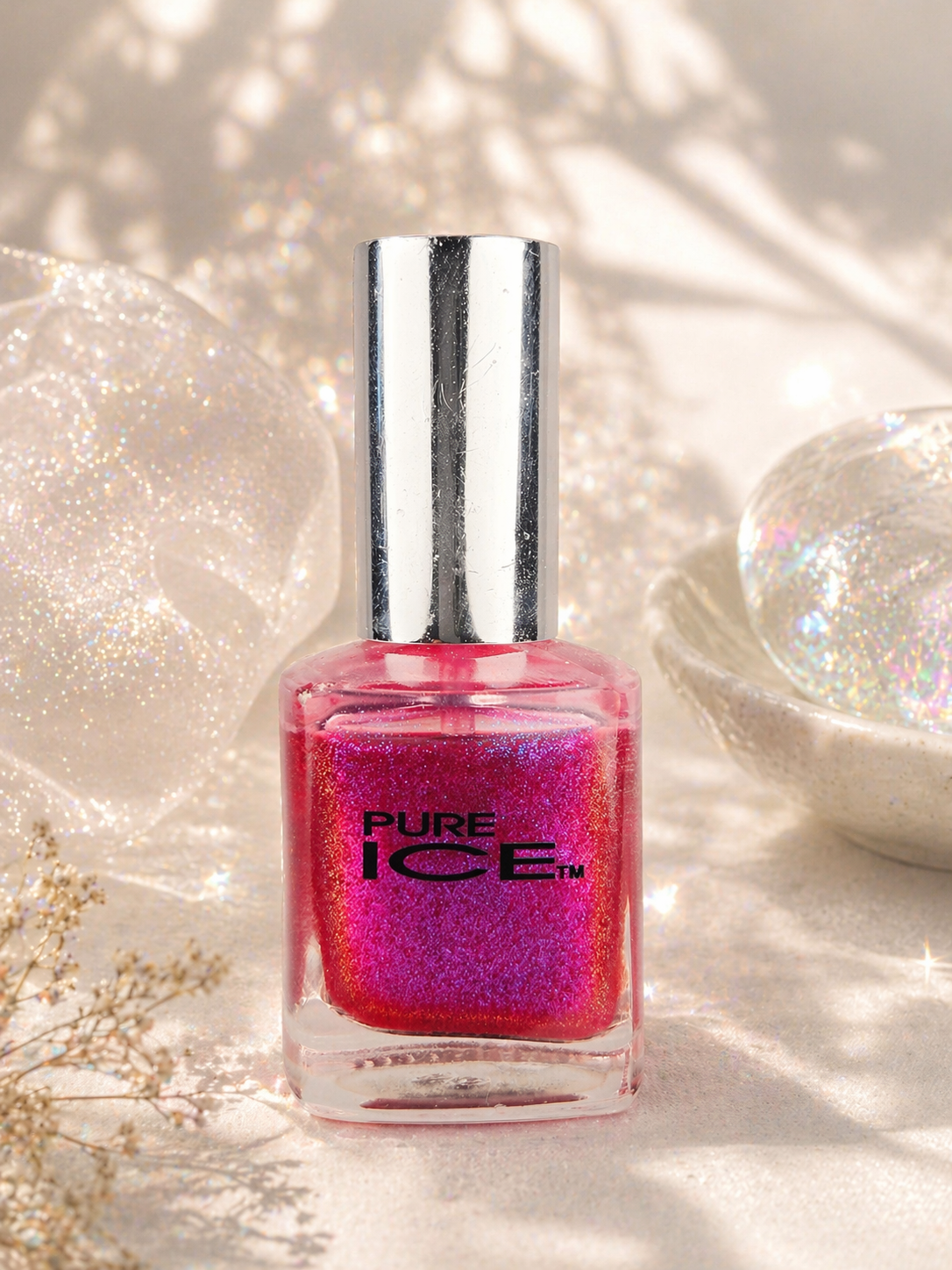 Pure Ice Nail Polish “Rio” Pink Purple Duochrome Shimmer Nail Lacquer