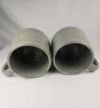 Hearth & Hand with Magnolia Sage Green Textured Stoneware Mug Set of 2 | Rustic Farmhouse Coffee Cups