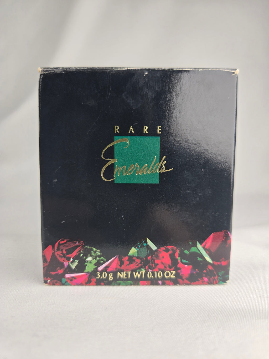 Rare Emeralds ✧ Vintage Avon Creme-to-Powder Perfume Compact (Gold Tone Star Compact, 3.0g / 0.10 oz)