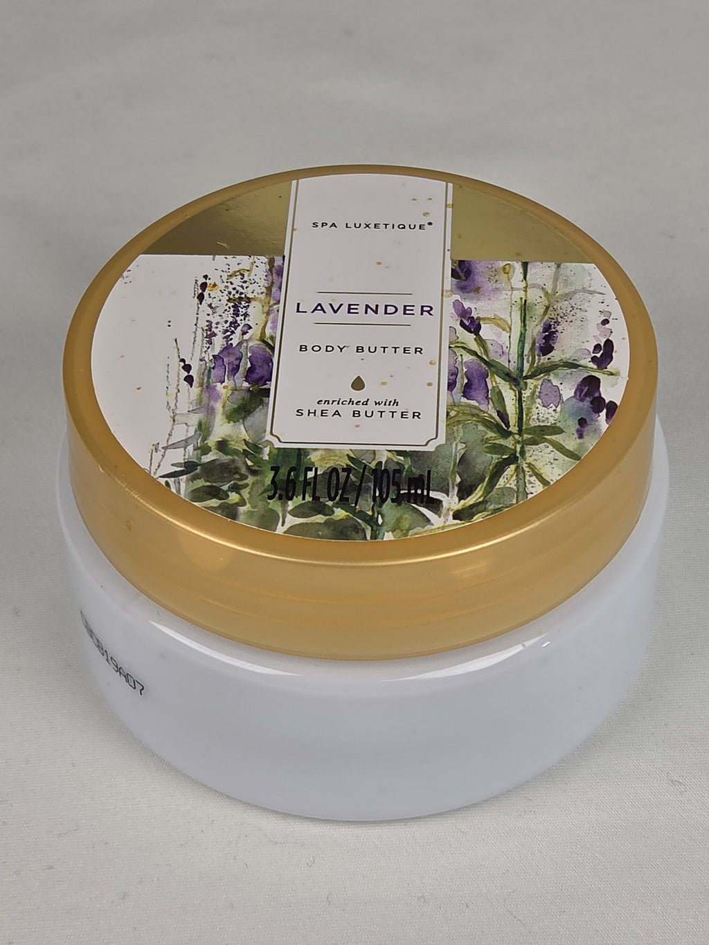 Spa Luxetique Lavender Body Butter 3.6 oz 105 mL Shea Butter Moisturizing Body Cream