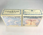 Vintage Crabtree & Evelyn Sea Shell Soap Collection | Jojoba Oil Guest Soaps & Bath Bars | 5 Piece Coastal Bath Set 1978