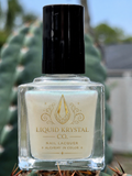 Dewspell | Sheer Opalescent Nail Lacquer with Lime-Green & Soft Golden Glow | Liquid Krystal Co. Prototype