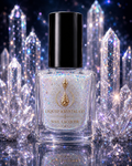 Diamond Drift — Clear Base with White Irridecent Shimmer Translucent Irridecent Flake Glitter and Subtle White Sheen Liquid Krystal Co. Prototype