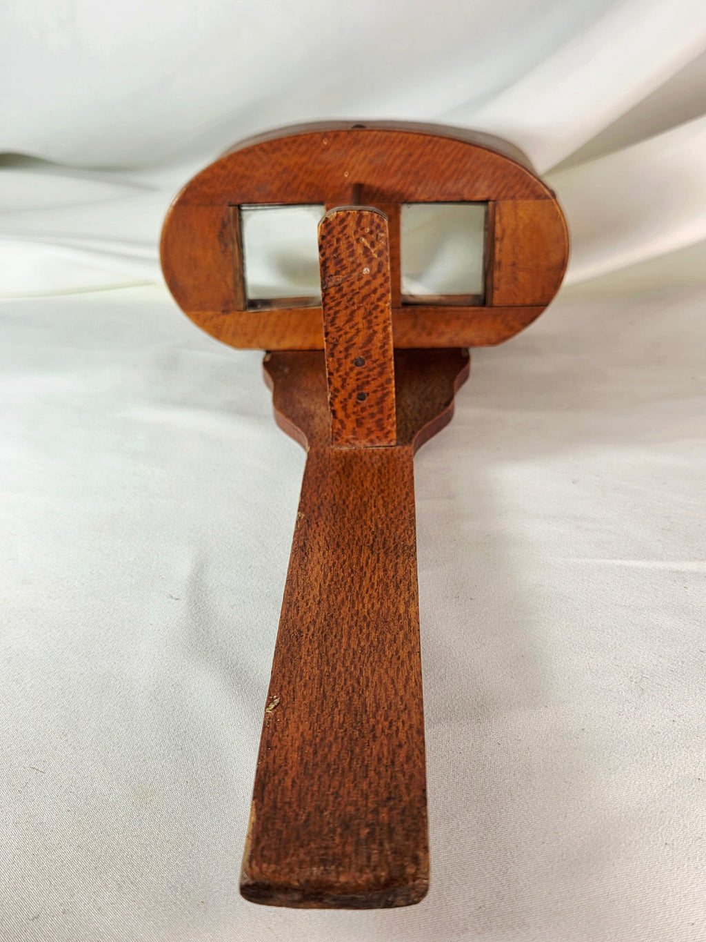 Antique Wooden Stereoscope Viewer Handheld Photo Card Viewer Vintage Optical Collectible